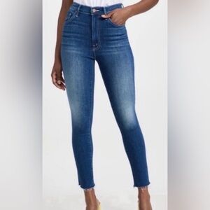 MOTHER Jeans THE STASH SWOONER ANKLE FRAY Chick Flick 28